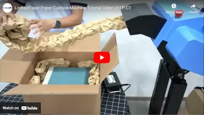 Video hướng dẫn về máy làm đệm giấy lockedpaper năm LP-C1