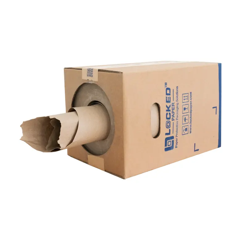Máy phân phối giấy thủ công Handex/FlowFill/TubeFill dùng để đóng gói/lấp đầy khoảng trống.